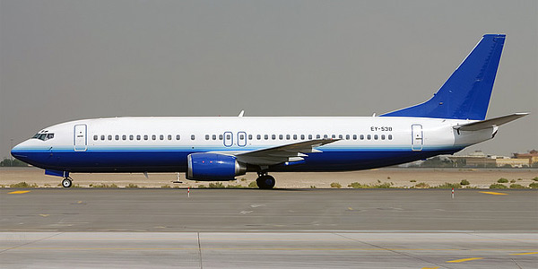 Boeing 737-400 commercial aircraft