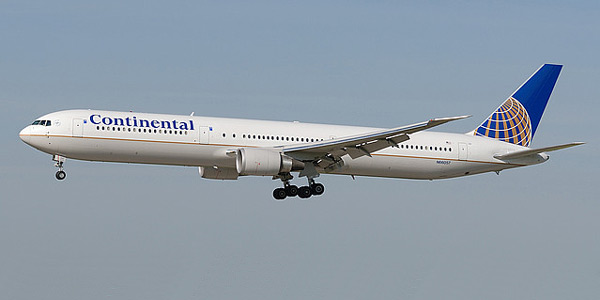Boeing 767-400 commercial aircraft