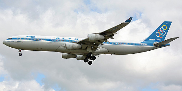 Airbus A340-300 commercial aircraft