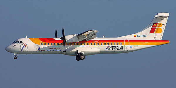 ATR 72 commercial aircraft