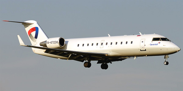 Bombardier CRJ200 commercial aircraft