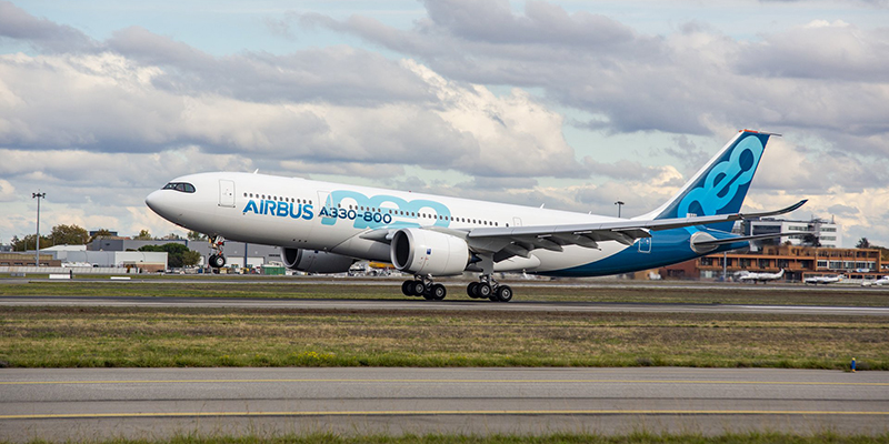 Первый полёт Airbus A330-800neo