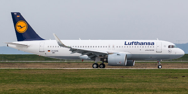 Первый Airbus A320neo авиакомпании Lufthansa