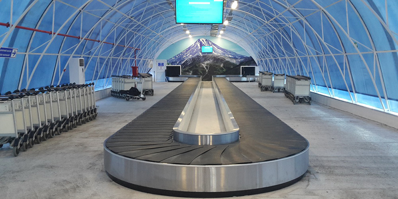 Новый багажный терминал в Елизово